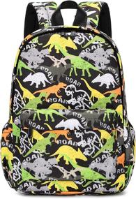 img 3 attached to Dinosaur Backpacks Preschool Backpack Colorful