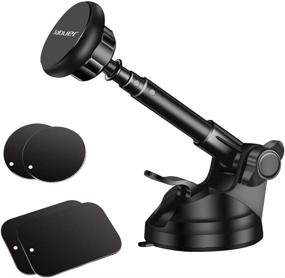 img 4 attached to 📱 Jabuer Magnetic Phone Car Mount with 6 Strong Magnets for iPhone and Galaxy