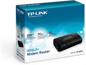 img 1 attached to 💯 Reliable TP-LINK ADSL2+ Modem Router TD-8816: Fast and Efficient Internet Connectivity