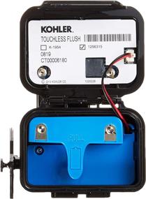 img 1 attached to 🚽 Upgrade Your Flush System with KOHLER 1256315 Part Touchless Flush Service Kit in Black