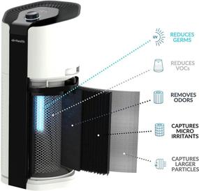img 3 attached to 🌬️ Air Health SKYE Portable 5 Stage Air Purifier: UV Light Sanitizer, PRO-Cell Technology, H13 HEPA Filter, Smart Sensors, Auto Mode – The Ultimate Air Cleaning Solution