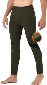 img 4 attached to 🔥 Runhit Men's Thermal Underwear Set - Long Johns Base Layer Shirts & Pants for Ultimate Warmth