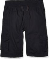 🩳 premium southpole belted canvas shorts for boys - medium size clothing & shorts logo