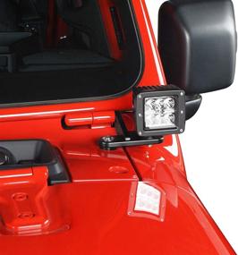 img 1 attached to 🚙 Крепление светильника A Pillar Cowl Light Mount Brackets для Jeep Wrangler JL и Gladiator JT 2018-2021 - Пара