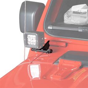 img 3 attached to 🚙 Крепление светильника A Pillar Cowl Light Mount Brackets для Jeep Wrangler JL и Gladiator JT 2018-2021 - Пара