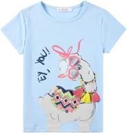 minihomie short sleeve t shirts graphic little girls' clothing in tops, tees & blouses logo