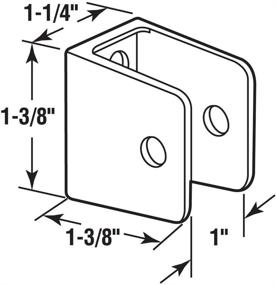 img 1 attached to 🔒 Sentry Supply U Bracket 1 Inch (Model 650-6419)