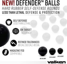 img 1 attached to Valken Defender Rubber Balls Caliber