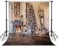 🎄 wolada 10x10ft рождественские фоны для праздничной фотографии: объедините волшебство рождества с деревом, камином и живописными реквизитами в студии! логотип