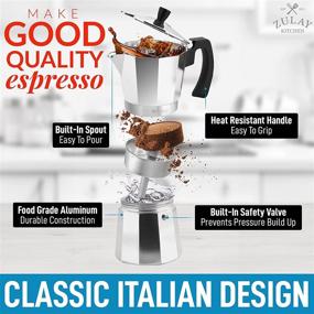 img 3 attached to ☕ Zulay Classic Stovetop Espresso Maker: Enjoy Flavored Strong Espresso, Easy Operation & Quick Cleanup (Silver)