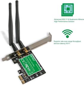 img 3 attached to 🔥 High-Performance NETELY Express PCI Stations PCIE Adapter Qualcomm NET N600: Boost Your Wireless Connectivity Efficiently