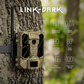 img 3 attached to 📷 SPYPOINT LINK-DARK: Cellular Trail Camera with Invisible Infrared Flash, 80ft Flash & 100ft Detection Range - LTE-Capable, 12MP, 0.07-sec Trigger Speed