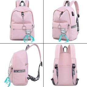 img 3 attached to Stylish and Functional Hey Yoo HY760 Cute Casual Hiking Daypack: Waterproof Bookbag School Bag Backpack for Girls and Women