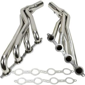 img 4 attached to 🚛 EASYBERG Chevy C10 LS Truck Long Tube Headers 1 3/4" Conversion Swap - Compatible with LS1, LS2, LS3, LS6