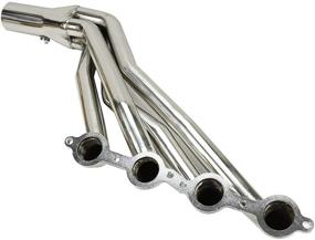 img 2 attached to 🚛 EASYBERG Chevy C10 LS Truck Long Tube Headers 1 3/4" Conversion Swap - Compatible with LS1, LS2, LS3, LS6