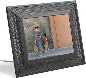 img 2 attached to 📸 Aura 2K Smith Smart 10 Inch WiFi Cloud Digital Picture Frame, Onyx Black - Free Unlimited Storage, App-Shareable Photos, Auto Rotate, Auto Dimmer, Alexa Compatible