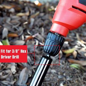 img 2 attached to 🌸 Efficient Auger Drill for Perfectly Fitting Garden Flower Bedding