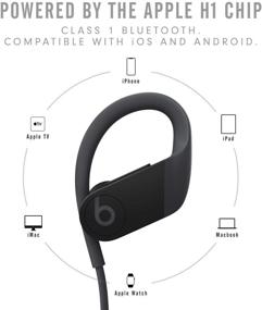 img 2 attached to 🎧 Renewed Powerbeats MWNV2LL/A: Black High-Performance Wireless Bluetooth Headphones