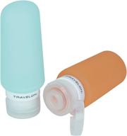 🧴 travelon orange smart tubes - 1 ounce logo