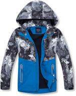 mgeoy kids rain jackets: lightweight, waterproof hooded raincoats for boys and girls логотип