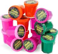 mega party favor pack of 48 slime - assorted neon mini noise putty - bulk 🎉 toys for kids' party - ideal stocking stuffers and birthday party favors – pack of 4 dozen logo