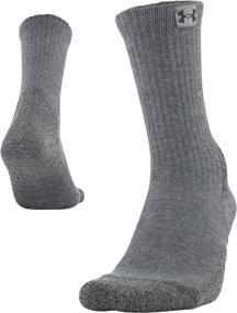 img 3 attached to Ultimate Comfort for Adults: Under Armour Hitch Cushion Crew Socks, 1-Pair