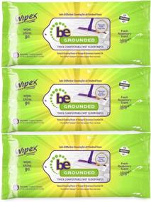 img 3 attached to 🌿 Wipex Natural Wet Floor Wipes 16 Count Bundle with Floral Rosemary & Vinegar - Pack of 3 (48 Total Wipes)