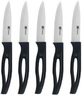 set of 6 super sharp ceramic steak knives for kitchen bar logo