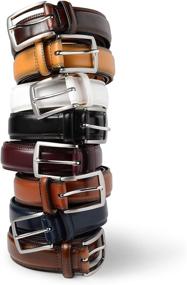 img 2 attached to 👔 Dress to Impress with Men’s Leather Waist Belts – Essential Men's Accessories