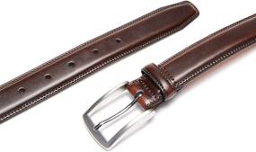 img 3 attached to 👔 Dress to Impress with Men’s Leather Waist Belts – Essential Men's Accessories