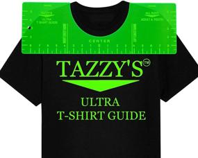 img 4 attached to Tazzy's Ultimate T-Shirt Ruler Guide for Precise Vinyl Alignment and Heat Pressing - Ideal for HTV, SVG, and More