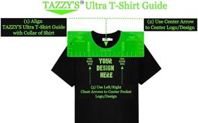 img 1 attached to Tazzy's Ultimate T-Shirt Ruler Guide for Precise Vinyl Alignment and Heat Pressing - Ideal for HTV, SVG, and More