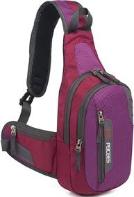 img 4 attached to Peicees Shoulder Crossbody Backpack Daypack Outdoor Recreation