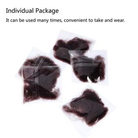 img 1 attached to 💆 Invisible Hair Nets and U Shaped Pins Set - 50 Pieces, 40 Pins - Perfect for Ballet Buns, Sleeping, Women, and Wigs