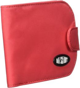 img 3 attached to Stay Stylish and Secure with Big Skinny Women's RFID Blocking Taxicat Bi-Fold Slim Wallet in Coral - Holds Up to 25 Cards!