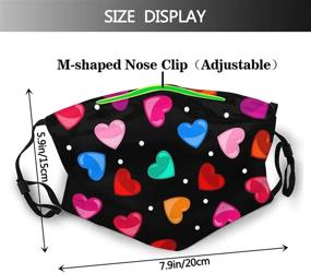 img 3 attached to Prientomer Hearts Washable Balaclava Filters