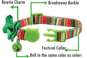 img 3 attached to Christmas Collar Bowtie Collars Breakaway