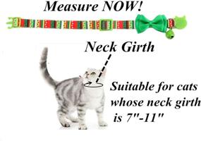 img 1 attached to Christmas Collar Bowtie Collars Breakaway