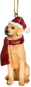 img 2 attached to Full Color Christmas Golden Retriever Ornaments by Design Toscano - Holiday Dog Xmas Decor