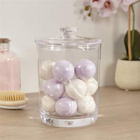 img 3 attached to 🏺 STORi 60-Ounce Premium Quality Clear Plastic Apothecary Jar - Organize and Display with Style