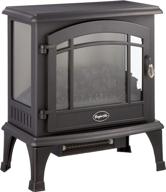 🔥 enhanced-savings eqs5140 sanibel 3-sided infrared quartz electric stove in sleek black finish logo