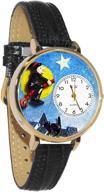 whimsical watches g1220001 halloween leather logo