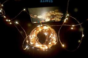 img 3 attached to 🌟 Cincinnati Illumination String Lights - 100 FT Warm White A/C, Warm White