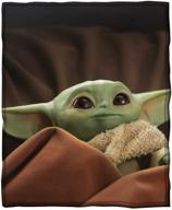 🌌 jinrio hypoallergenic 3d baby alien throw blanket - ultra soft, cozy warm washable blanket for couch or bed - ideal birthday gift logo