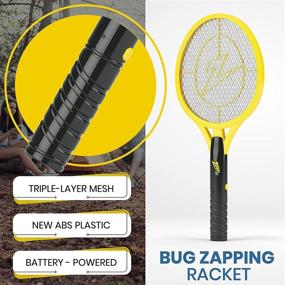 img 2 attached to ZAP IT! Bug Zapper Racket - Battery Powered, 2xAA Included - 3,500 Volt Bug Zapper - Effective Insect Solution