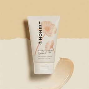 img 3 attached to 🧼 Honest Beauty Magic Gel-to-Milk Cleanser: Pink Kaolin Clay & Water Formula, EWG Certified | Dermatologist & Ophthalmologist Tested | Cruelty-Free, 4 fl. oz.