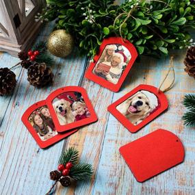 img 2 attached to 12 Pieces Valentine's Day Door Type Glitter Photo Frame Ornaments: Perfect Gifts for Tree Decoration and Holiday Picture Frame – Ideal for Valentine's Day and Christmas Party Favor