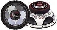 🔊 6-inch car audio subwoofer speaker - 300w high power bass surround sound stereo speaker system with molded p.p. cone, 86db, 4 ohm, 40 oz magnet, 1-inch kapton voice coil - pyramid pw677x logo