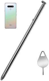 img 1 attached to 🖊️ Enhance Your LG Stylo 6 Experience with the Stylo 6 Pen Replacement Touch Stylus Pen Part + Eject Pin (White Phone Pen)