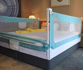 img 4 attached to 🛏️ BabyGuard Bed Rails for Toddlers - Extra Long and Tall (79in/200cm) - Twin, Full, Queen, King - Secure One-Side Protection